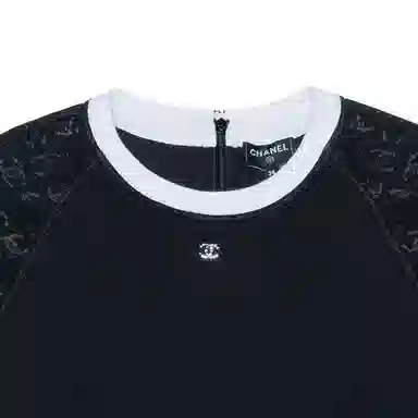 CHANEL Printed Crew Neck T-Shirt