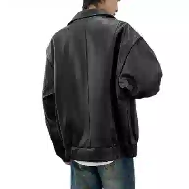 HLPT Black Leather Jacket
