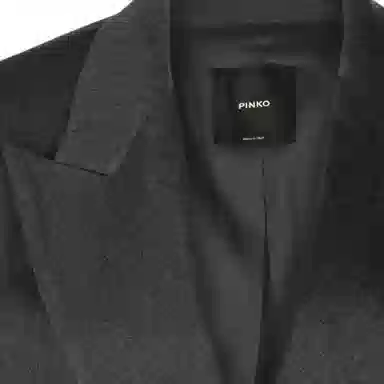 PINKO FW23 Belted Blazer Dark Grey