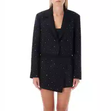 MSGM FW22 Blazer Black