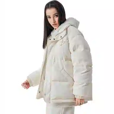 bodydream Loose Fit Thick Stand Collar Jacket