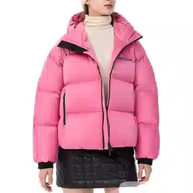 波司登 休闲连帽拉链加厚羽绒服 女款