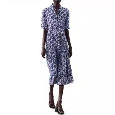 ZARA ZW Series Blue Dress