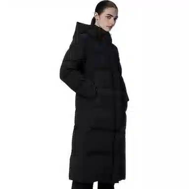 坦博尔 直筒加厚连帽羽绒服 女款