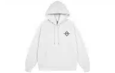SWAMP AREA Compass Print Hoodie