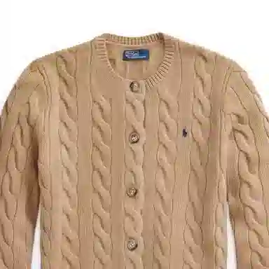 Polo Ralph Lauren Cable-Knit Wool-Cashmere Cardigan