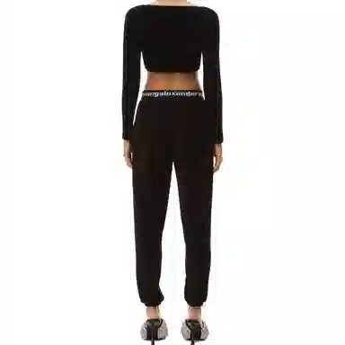 Alexander Wang Black Slim-Fit Pants