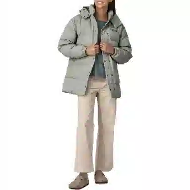 patagonia Cotton Down Parka Logo