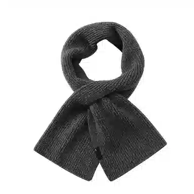 玖慕 纯羊毛秋冬百搭加厚保暖护颈针织交叉围脖短款 绒线围巾 女款