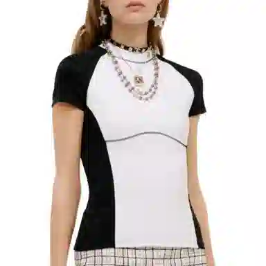 CHANEL Printed Crew Neck T-Shirt