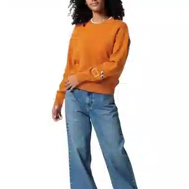 UNIQLO x Anya Hindmarch FW23 Sweater Orange