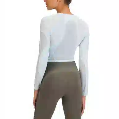 lululemon Mesh Panelled Logo Long Sleeve Pullover