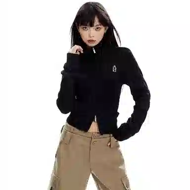 APEA Vintage Embroidered Knit Cardigan