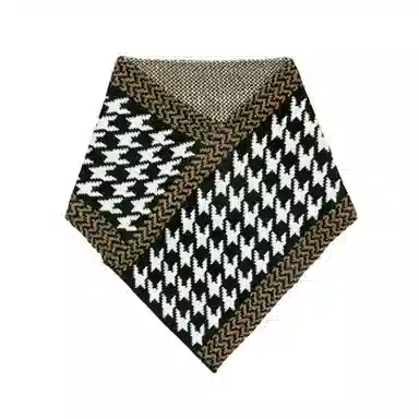 北极绒 韩版三角围巾秋冬保暖护颈 防寒高级感加厚脖套 围脖 男女同款情侣款