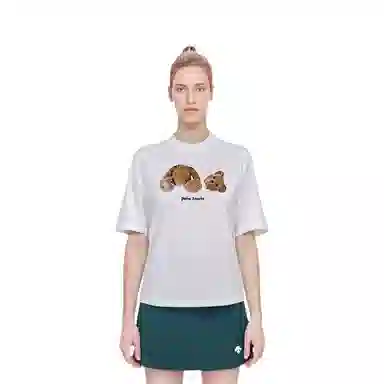 Palm Angels Teddy Bear T-Shirt White