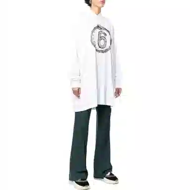 MM6 Maison Margiela Hoodie White