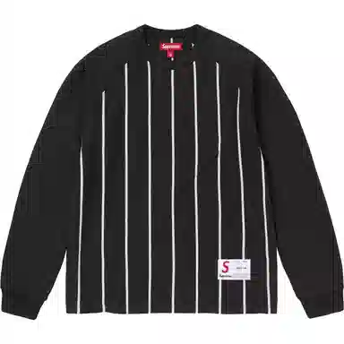 Supreme Stripe Raglan L/S Top