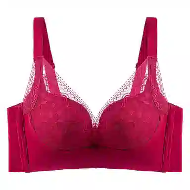 浪莎 舒适无痕无钢圈柔软亲肤轻薄透气收副乳防下垂聚拢文胸 女款 组合装