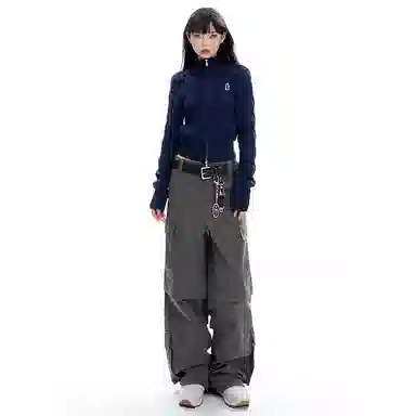 APEA Vintage Embroidered Knit Cardigan