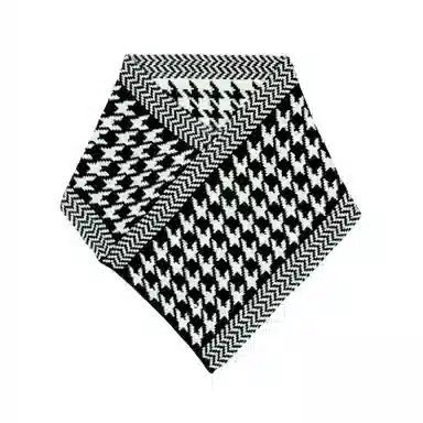 北极绒 韩版三角围巾秋冬保暖护颈 防寒高级感加厚脖套 围脖 男女同款情侣款