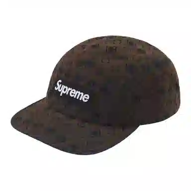 Supreme FW24 WEEK 5 Flocked Denim Camp Cap