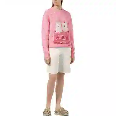 Gucci SS23 Embroidered Patch Shorts White