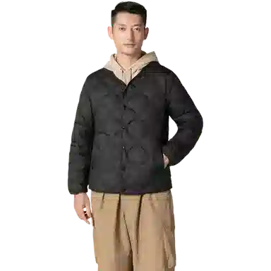 雅鹿 休闲轻便内外穿时尚百搭长袖羽绒服 男款