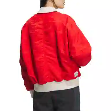 adidas Originals x FEIFEI RUAN FW23 Ribbed Zip Jacket Red