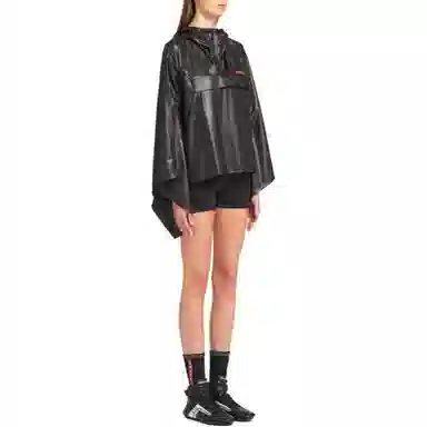 Prada Hooded Cape Black