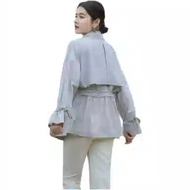 羽物 薄款简约纯色透气长袖防晒服 女款