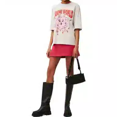 GANNI Logo Graphic T-Shirt