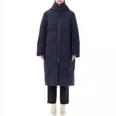 Jil Sander Quilted Down Jacket Navy