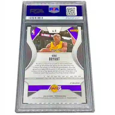 Panini Kobe Bryant Prizm PSA9