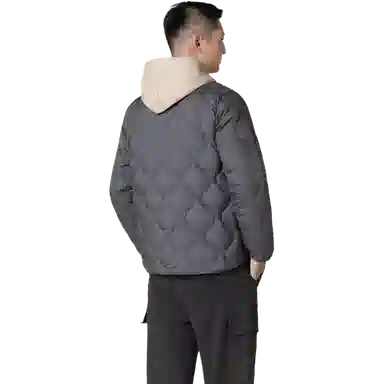 雅鹿 休闲轻便内外穿时尚百搭长袖羽绒服 男款