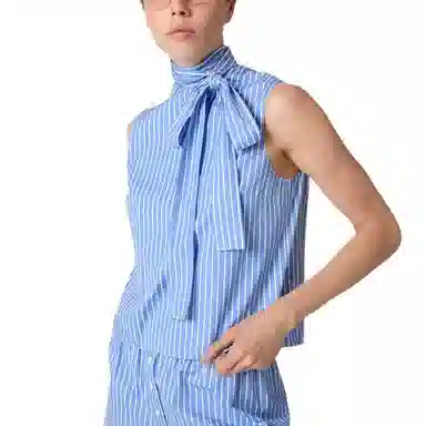 Miu Miu Sleeveless Logo T-Shirt