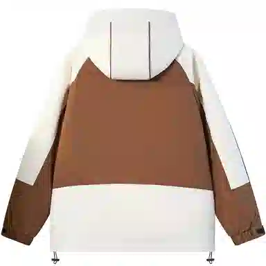 帕丁顿熊 简约字母条纹保暖加厚羽绒服 男女同款