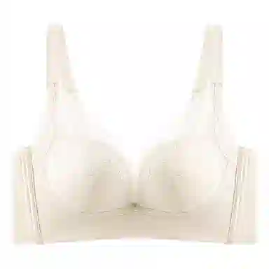 浪莎 舒适无痕无钢圈柔软亲肤轻薄透气收副乳防下垂聚拢文胸 女款 组合装