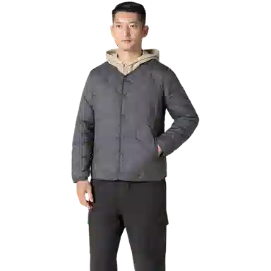 雅鹿 休闲轻便内外穿时尚百搭长袖羽绒服 男款