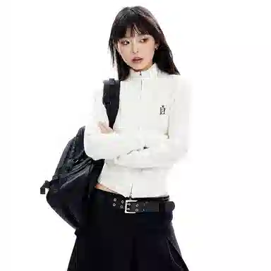 APEA Vintage Embroidered Knit Cardigan