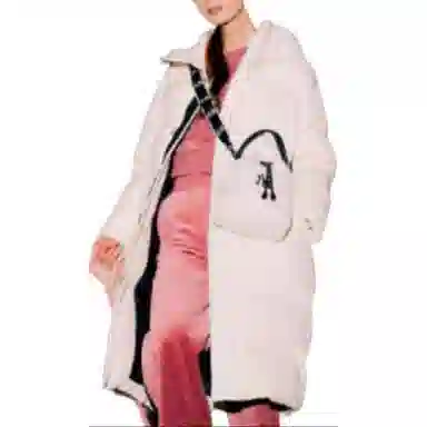 MLB FW22 White Hooded Down Jacket