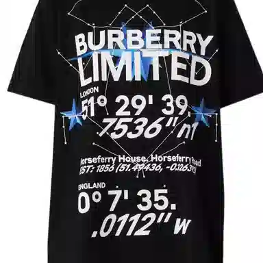 Burberry FW22 Logo Print T-Shirt Black