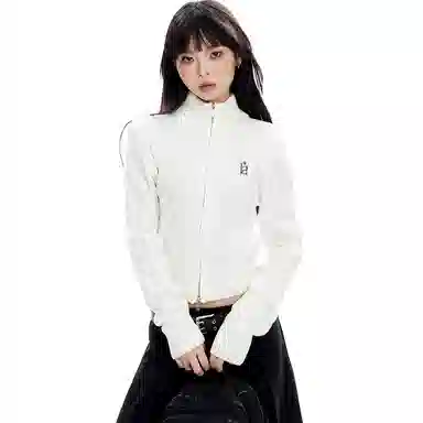 APEA Vintage Embroidered Knit Cardigan