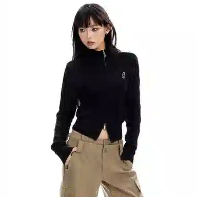 APEA Vintage Embroidered Knit Cardigan