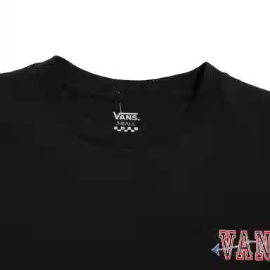 Vans Rainbow Logo Crewneck Tee Black