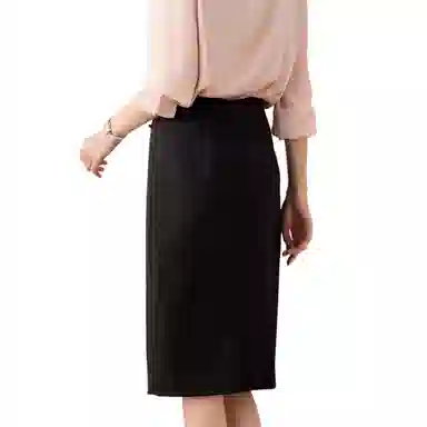 恒源祥 纯色休闲长裙