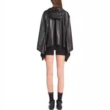 Prada Hooded Cape Black