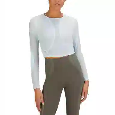 lululemon Mesh Panelled Logo Long Sleeve Pullover