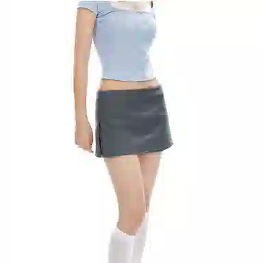 APEA Low Waist Side Slit Skirt