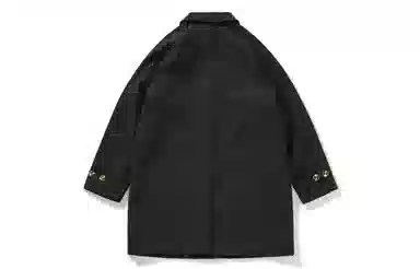 714STREET Balmacaan Wool Coat