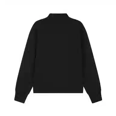 速写 修身复古翻领长袖针织衫 男款